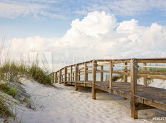 Samolepka flie 270 x 200  Boardwalk in the Beach Sand Dunes, 270 x 200 cm