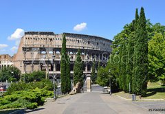 Fototapeta145 x 100  Parco di Colle Oppio  Via della Domus Aurea, 145 x 100 cm