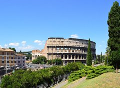 Fototapeta papr 360 x 266, 53560165 - Colle Oppio - vista sul Colosseo