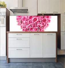 Fototapeta do kuchyn flie 180 x 60  Rose In Love Shape, 180 x 60 cm