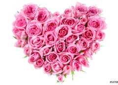Fototapeta papr 254 x 184, 5370841 - Rose In Love Shape