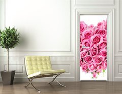 Samolepka na dvee flie 90 x 220  Rose In Love Shape, 90 x 220 cm