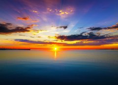 Fototapeta vliesov 200 x 144, 53934878 - Sunrise over the Sea - Vchod slunce nad moem