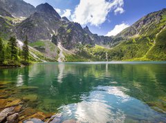 Samolepka flie 270 x 200, 54050852 - Beautiful scenery of Tatra mountains and lake in Poland