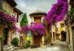 Samolepka flie 145 x 100, 54256974 - art beautiful old town of Provence