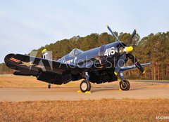 Fototapeta254 x 184  vintage navy aircraft, 254 x 184 cm