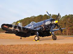 Fototapeta270 x 200  vintage navy aircraft, 270 x 200 cm