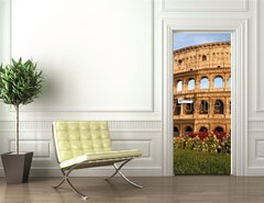 Samolepka na dvee flie 90 x 220, 54472561 - The Colosseum in Rome, Italy