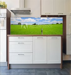 Fototapeta do kuchyn flie 180 x 60  Green on beautiful Golf Course, 180 x 60 cm