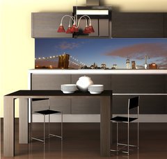 Fototapeta do kuchyn flie 260 x 60  Brooklyn Bridge New York City, 260 x 60 cm
