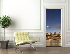Samolepka na dvee flie 90 x 220  Brooklyn Bridge New York City, 90 x 220 cm