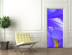 Samolepka na dvee flie 90 x 220  irises, 90 x 220 cm