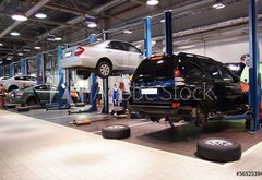 Samolepka flie 145 x 100  repair garage, 145 x 100 cm