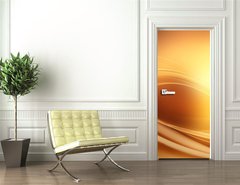 Samolepka na dveře fólie 90 x 220, 56597776 - Elegant Fractal Design - Elegantní fraktální design