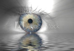 Fototapeta pltno 174 x 120, 5681033 - Auge + Wassereffekt