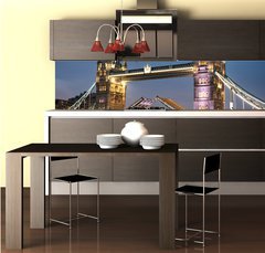 Fototapeta do kuchyn flie 260 x 60  Tower Bridge, 260 x 60 cm