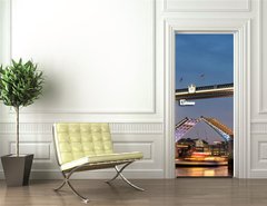 Samolepka na dvee flie 90 x 220, 56957049 - Tower Bridge