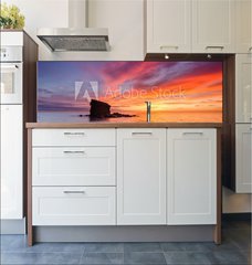 Fototapeta do kuchyn flie 180 x 60, 57316748 - Dawn at Collywell Bay
