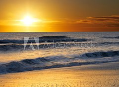 Samolepka flie 100 x 73  a picture of ocean water, sand and sun, 100 x 73 cm