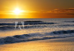 Fototapeta145 x 100  a picture of ocean water, sand and sun, 145 x 100 cm