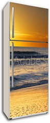 Samolepka na lednici flie 80 x 200  a picture of ocean water, sand and sun, 80 x 200 cm