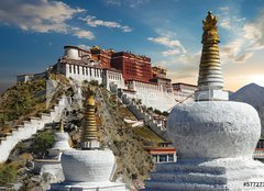 Fototapeta pltno 160 x 116, 57727325 - The Potala Palace in Tibet during sunset