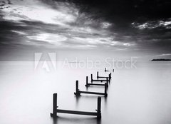 Fototapeta plátno 160 x 116, 57848168 - broken jetty - rozbitou molu