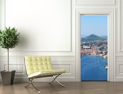 Samolepka na dvee flie 90 x 220, 58045022 - Dubrovnik Panorama