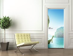Samolepka na dvee flie 90 x 220, 58150552 - .fabled landscape of Thailand