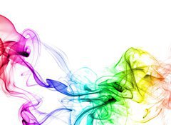 Samolepka flie 100 x 73, 58243728 - colored smoke - barevn kou