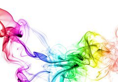 Samolepka flie 145 x 100, 58243728 - colored smoke - barevn kou