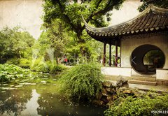 Fototapeta174 x 120  Chinese traditional garden  Suzhou  China, 174 x 120 cm