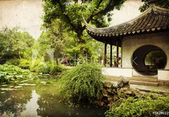 Fototapeta184 x 128  Chinese traditional garden  Suzhou  China, 184 x 128 cm