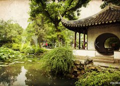 Samolepka flie 200 x 144, 58296119 - Chinese traditional garden - Suzhou - China - nsk tradin zahrada