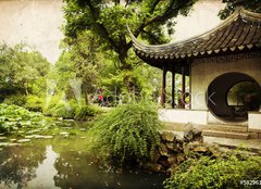 Fototapeta papr 254 x 184, 58296119 - Chinese traditional garden - Suzhou - China