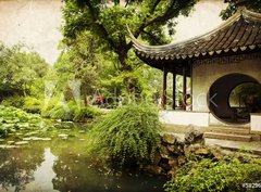 Fototapeta papr 360 x 266, 58296119 - Chinese traditional garden - Suzhou - China