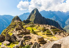 Samolepka flie 145 x 100, 58356241 - Mysterious city - Machu Picchu, Peru,South America