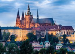 Fototapeta100 x 73  Prag am Abend, 100 x 73 cm