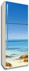 Samolepka na lednici fólie 80 x 200, 58512794 - Beach on Holiday - Pláž na dovolené