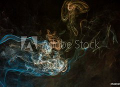 Fototapeta papír 160 x 116, 58692986 - Multicolored smoke - Vícebarevný kouř