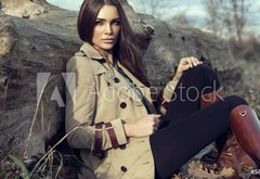 Fototapeta pltno 174 x 120, 58750252 - Fashion woman outdoor