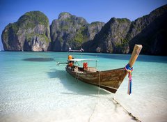 Fototapeta100 x 73  Maya Bay, Koh Phi Phi Ley, Thailand., 100 x 73 cm