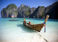 Samolepka flie 200 x 144, 5876795 -  Maya Bay, Koh Phi Phi Ley, Thailand. - Maya Bay, Koh Phi Phi Ley, Thajsko.