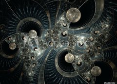 Samolepka flie 200 x 144, 58802032 - Colorful fractal glass, digital artwork for creative - Barevn fraktln sklo, digitln kresby pro tvr