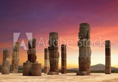 Fototapeta pltno 174 x 120, 59083059 - Toltec Sculptures in Tula, Mexico