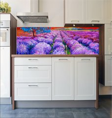 Fototapeta do kuchyn flie 180 x 60, 59143146 - Lavender fields