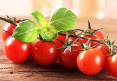 Fototapeta174 x 120  Bunch of red tomatoes, 174 x 120 cm