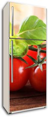Samolepka na lednici fólie 80 x 200, 59524463 - Bunch of red tomatoes - Banda červených rajčat