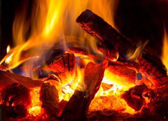 Samolepka flie 200 x 144  flame of fire, 200 x 144 cm