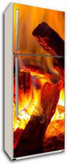 Samolepka na lednici flie 80 x 200  flame of fire, 80 x 200 cm